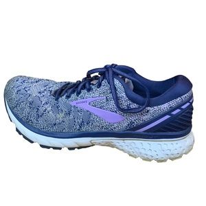 Brooks Ghost 11 Running Shoes Woman's Size 10 Blue & Lavender Walking Sneakers